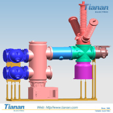 De alta tensión de alimentación 126kv-GIS-gas aislados (ZFW-126 / T2500-40)